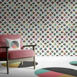 geometric graphics concept rug