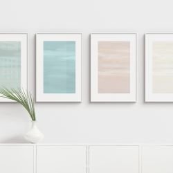 coastline impressions concept skies framed artworks