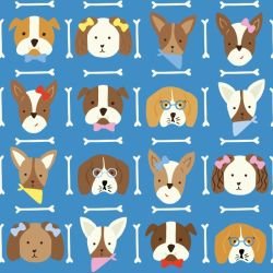 animated animals cute pups spring