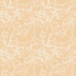 flower doodles bouquet sketches powder white reverse