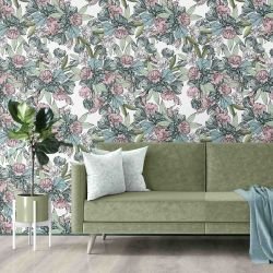 flower doodles concept sketched florals wallpaper