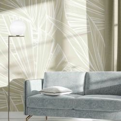 flower doodles concept wallpaper and upholstery