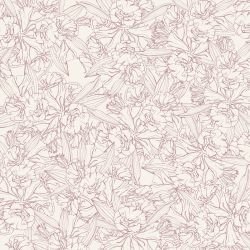 flower doodles creating arrangements mauve eggshell