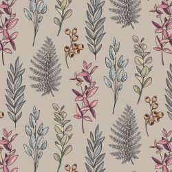 flower doodles timeless foliage vintage light