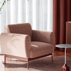 deco chic concept armchair and rug