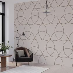 deco chic concept lobby wallpaper