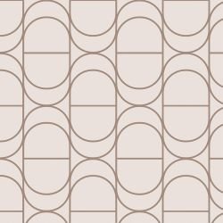 deco chic ellipse flow cream grey