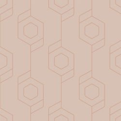 deco chic halo medallions auburn blush 