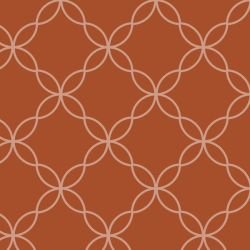 deco chic linear luxe oranges reverse