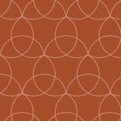 deco chic luna grid oranges reverse