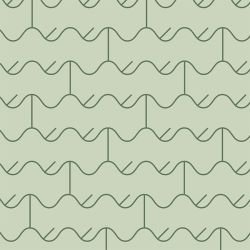 deco chic ripple eucalyptus