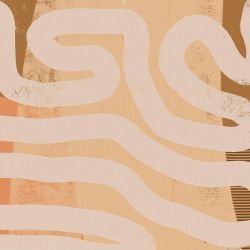 earthen pathways swirling lines orange