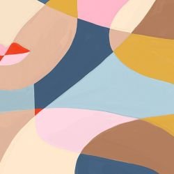 elegant contours enigmatic mosaic multi