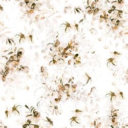 enchanted home indigo floral dream tan white 