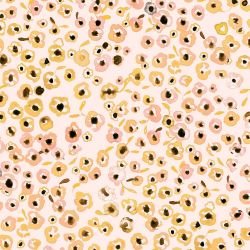 enchanted home indigo floral tiny tan 