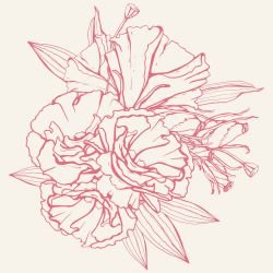 flower doodles fleeting colour doll eggshell