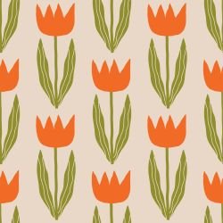 retrogroove tulip crown green orange