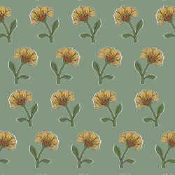 stamped stories block and bloom greens