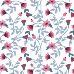 stamped stories vine etchings pink blue