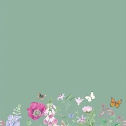 the painted garden floral border sage panel 300cmhigh xcmwide a b panel 