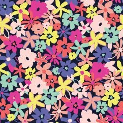 tropical days busy floral hotpink 