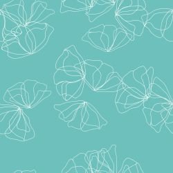 floral freestyle daydream flora teal white