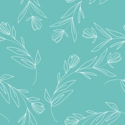 floral freestyle softly wild teal white