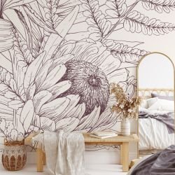 flowing flora concept paradise bouquet mulberry eggshell