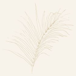 flowing flora floating fern spice eggshell