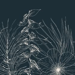 flowing flora floral inkfall sailor