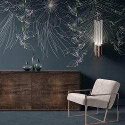 flowing flora floral inkfall sailor concept