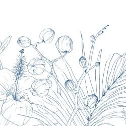 flowing flora floral takeover royalblue