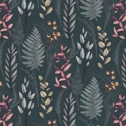 flower doodles timeless foliage vintage dark