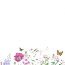 the painted garden floral border white panel 300cmhigh xcmwide a b panel 