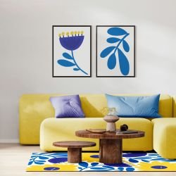 nature s playland concept rug and framed artwork