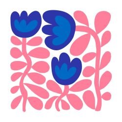 natures playland abstract floral insight