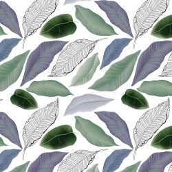 garden muse compound leaves purple green