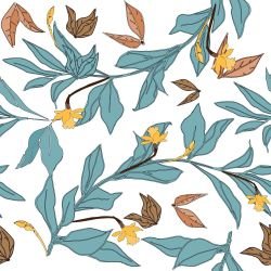 garden muse daphne plant blue yellow