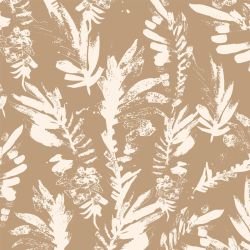 garden sketches imprinted plants brown