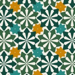 garden sketches windmill tiles gold greens