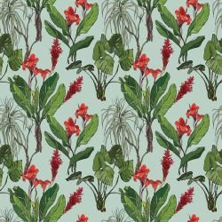 garden villa scarlet tropics blue green