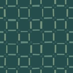 gentle geometrics interlaced squares turquoise