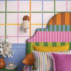 geo cadence concept bedhead  duvet  cushions nd wallpaper