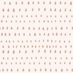 geo sketch meandering droplets pink rust