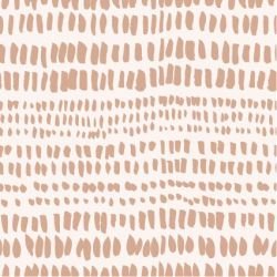 geo sketch uneven uplines pink rust