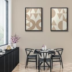 geo tones concept framed artworks