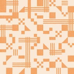 check me out geometrical shapes peachy