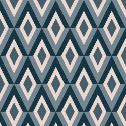 retro modern obtuse blue beige