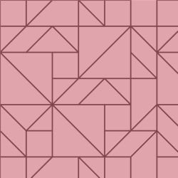 whispering lines triangle harmony cerise