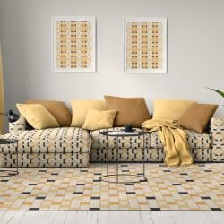 geoweave concept artwork  lounge and carpet